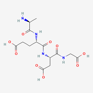 Chemical structure diagram of epithalon